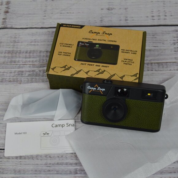 Camp Snap Screen-Free Digital Camera Forest Green NEW - Picture 7 of 12
